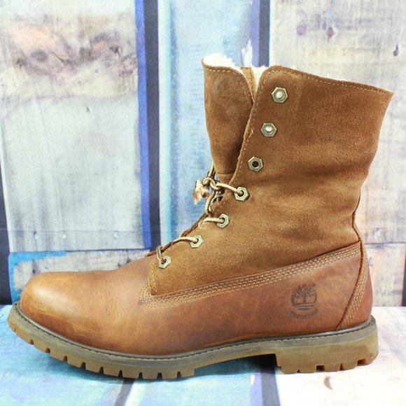 shearling lined timberland boots